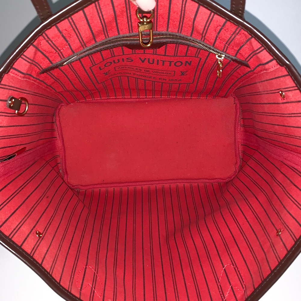 ❤️SOLD ♥️LV Damien Ebene Neverfull MM - Picture 8 of 8